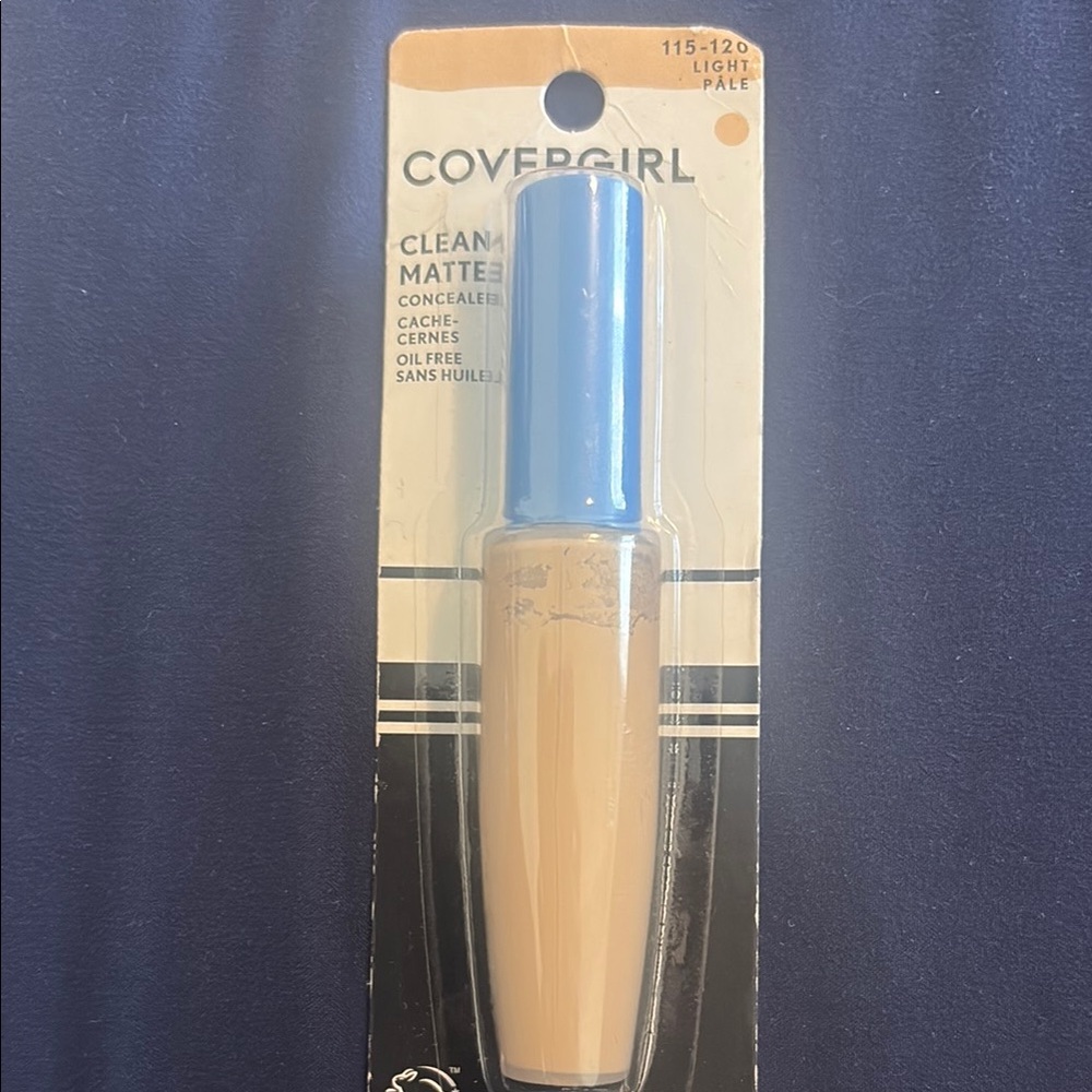 COVERGIRL Cream Matte Concealer, Oil Free, 115-120 Light Pale